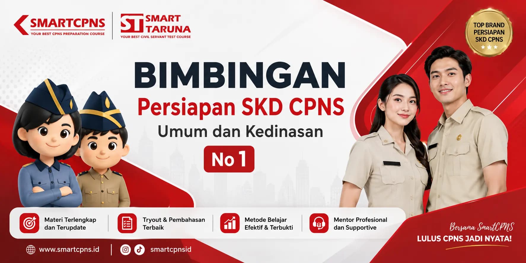 Bimbingan Persiapan SKD CPNS No. 1 — SMARTCPNS